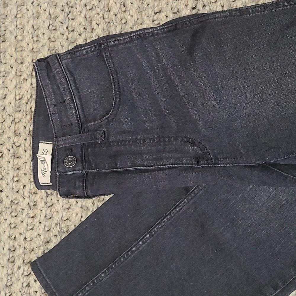 Madewell curvy high rise slim straight